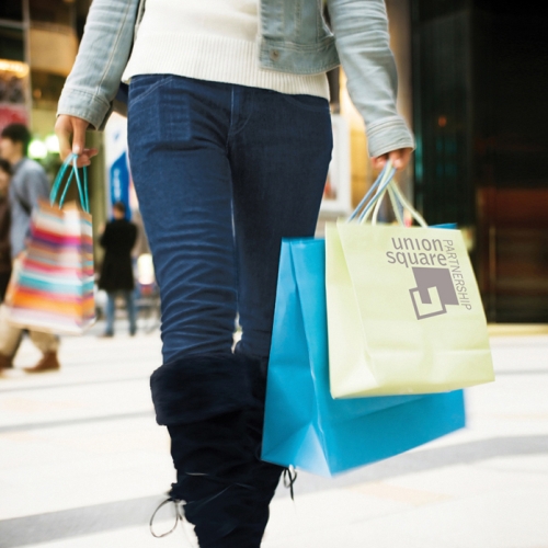 Woman with Shopping Bags